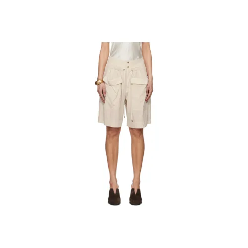 ISABEL MARANT ETOILE Повседневные шорты Женские Бежевые