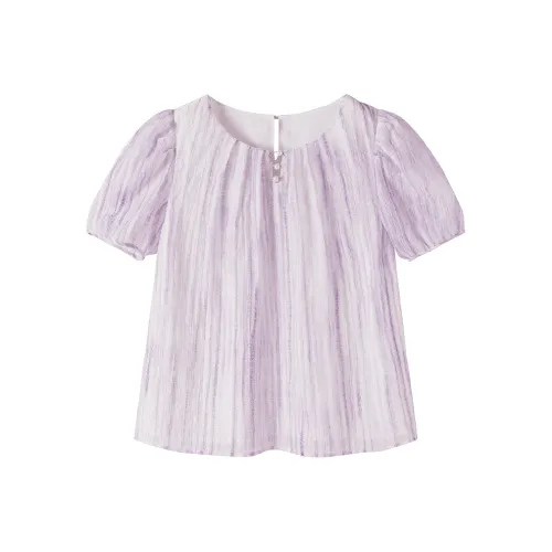 XIANGYING Фиолетовые Женские Рубашки