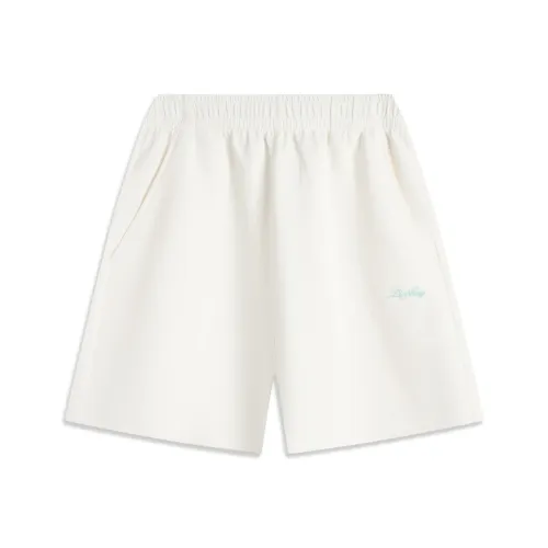 LINING Sports Trend Series Повседневные шорты Женские Айвори