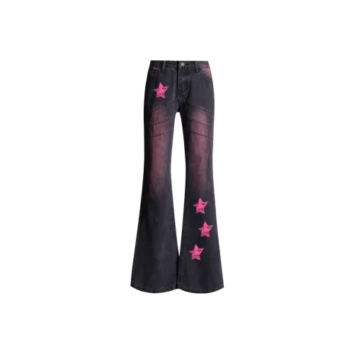 HELEH Фиолетовые Женские Джинсы