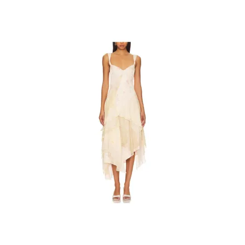 FREE PEOPLE Белый Женские Слиплатья