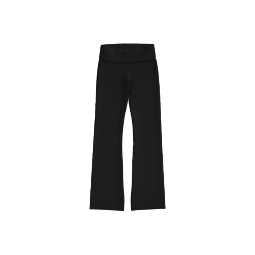 Victoria's Secret VS Хлопок Йога Foldover FLARE Леггинсы PB Леггинсы Женские Черный