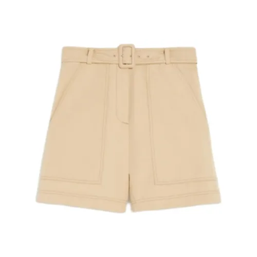 WEEKEND MaxMara Хаки Женские Повседневные шорты