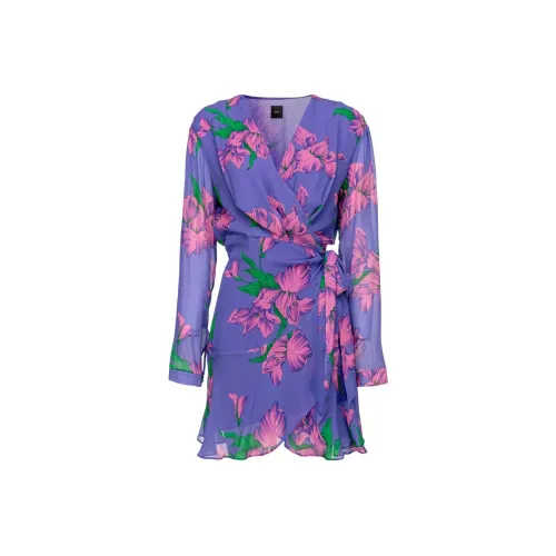 PINKO Фиолетовый Женские Длинные Платья с Рукавами