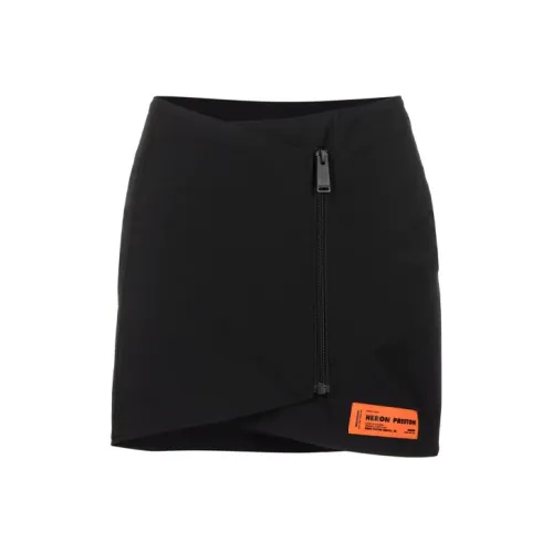 HERON PRESTON Черная Женская Повседневная Короткая Юбка