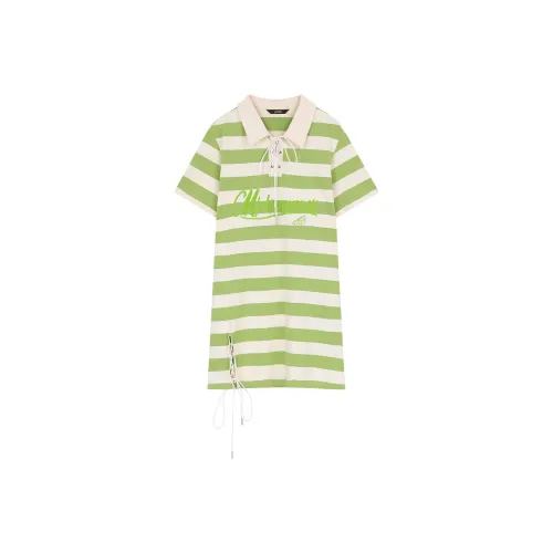 ELF SACK Женские Платья с Коротким Рукавом