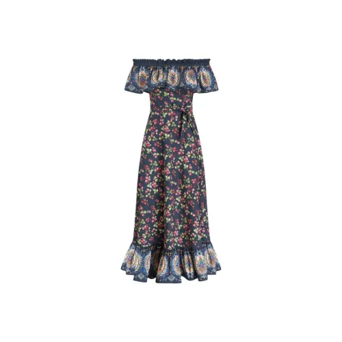 ETRO Черное Женское Короткое Платье с Рукавами
