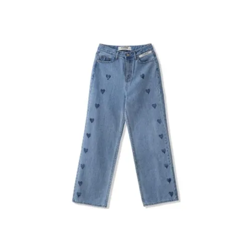 KIMHEKIM Синие Женские Джинсы