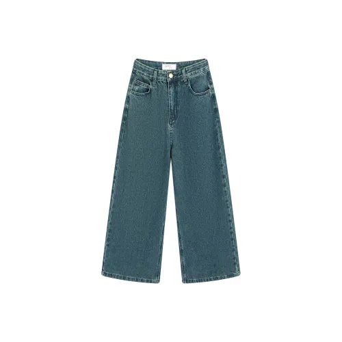 XINIERHUAN Винтаж Темно-синий Женские Джинсы