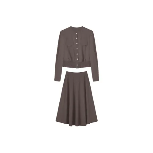 Still Quiet Повседневный костюм женский кофейный