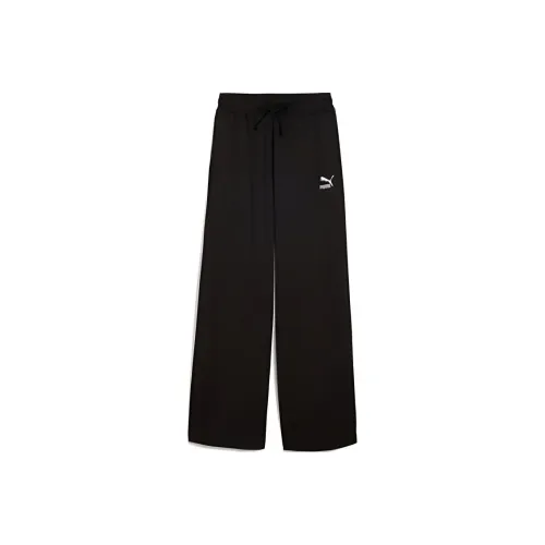 PUMA Вязаные спортивные брюки женские черные