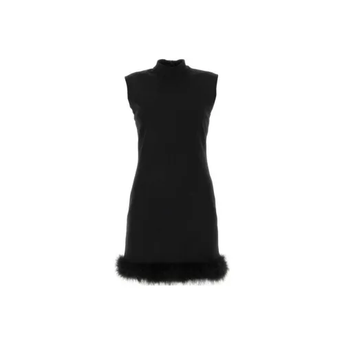 MSGM Черные Женские Платья без рукавов