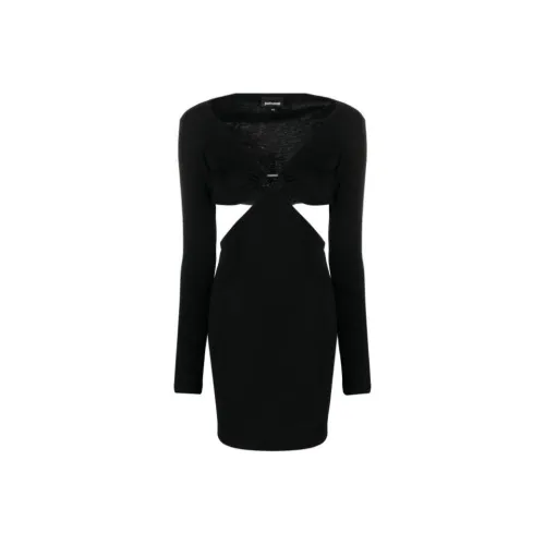 Just Cavalli Длинное платье с длинными рукавами женское