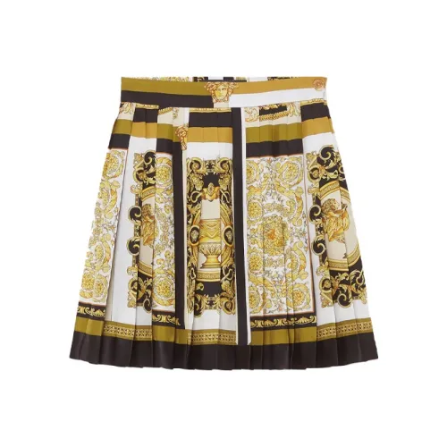 VERSACE Желтые Женские Повседневные Короткие Юбки