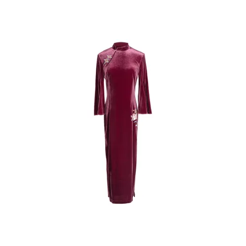 Shimiko Радость Женские Длинные Платья с Рукавами