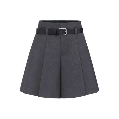 MOCO Повседневные шорты женские цвет темно-серый Фотиния