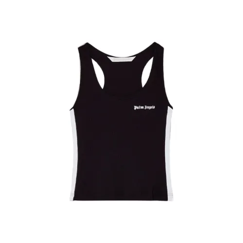 PALM ANGELS Черные Женские Спортивные Майки Без Рукавов