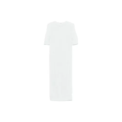 JIL SANDER Светло-синий Женские Короткие Платья с Рукавами