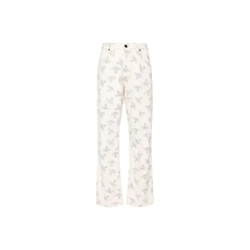 Vivienne Westwood Экрю Женские Джинсы
