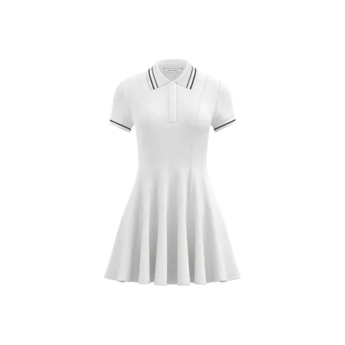 URBAN REVIVO Top Student in The Salt Category Короткий рукав Платье Женское