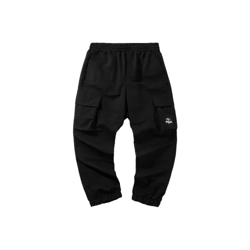 MOBI GARDEN Карго Брюки Женские Обсидиан Черный