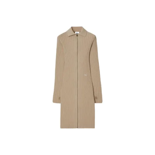 Burberry Известняк Женские Длинные Платья с Рукавами