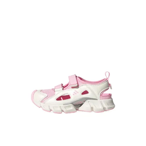Adidas Climacool Slip-Resistant Низкие Топы Детские Сандалии Белые Розовые для Дети Возрастом 3-7 Лет