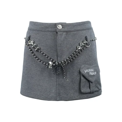 Valeria Obbaco Повседневные шорты Женские Серые