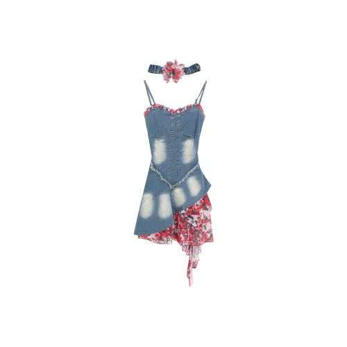 WOWI KCKS Slip Платье Женское Синее