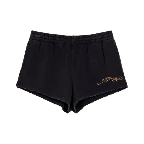Ed Hardy Черные Женские Повседневные Шорты