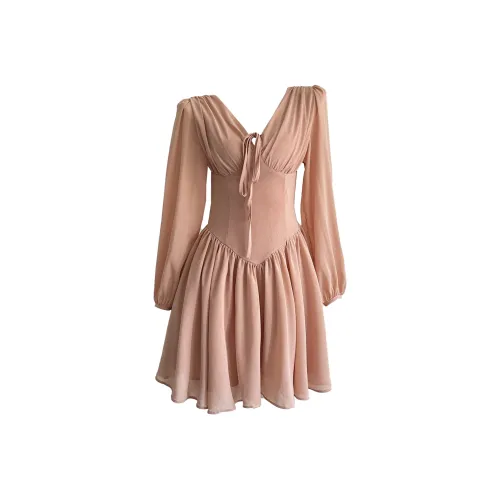 CPAURA Длинное платье с длинными рукавами женское