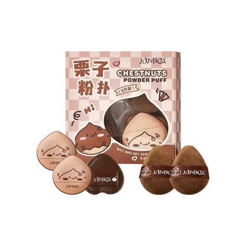 JONBOS Jiao Bosi Thumb Розовый Воздушная подушка Косметика Губка Для сухого и влажного использования Нет Розовый 5 пар