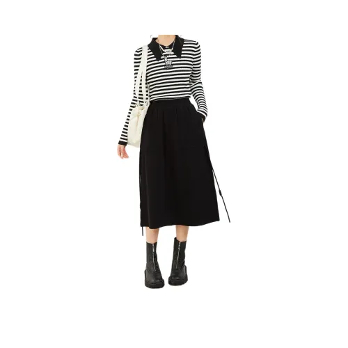 MUGUOGUOMU KNIT Длинная Юбка Женская