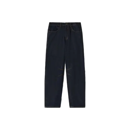 PALM ANGELS Темно-синие Женские Джинсы