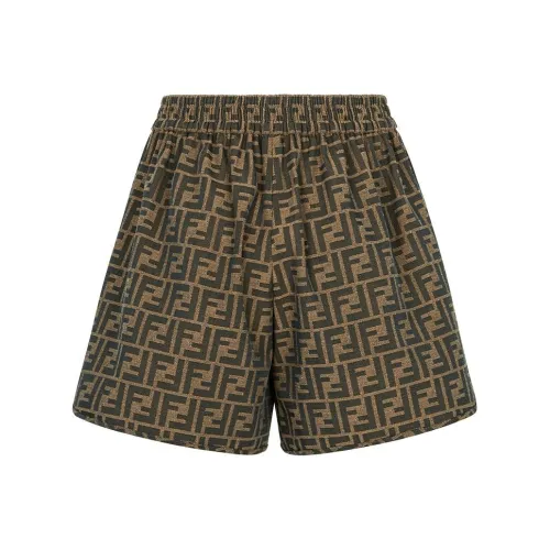 FENDI Повседневные шорты женские умбра