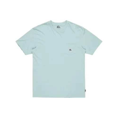 Quiksilver T-Shirt Мужской Aqua Blue