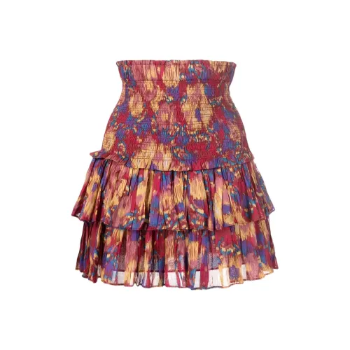 ISABEL MARANT Красный Женские Повседневные Короткие Юбки