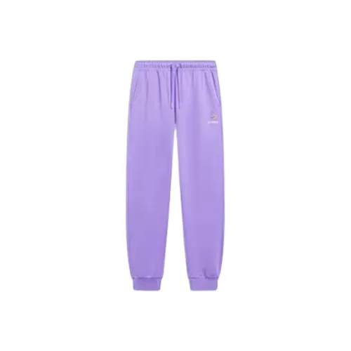 LINING Sports Life Collection Вязаные тренировочные штаны женские Верошерсть Фиолетовый