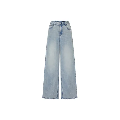 MO CO Джинсовый синий Женские джинсы