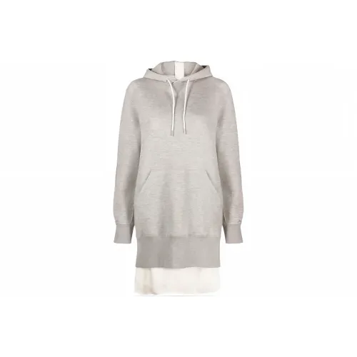 Sacai Серый Женские Длинные Платья с Рукавами