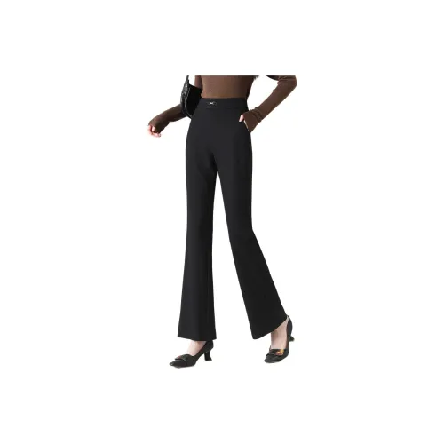 Like The Age Of Water Повседневные Брюки Женские Черные