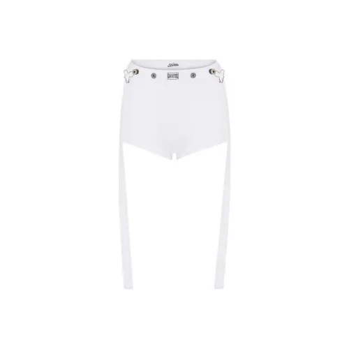 Jean Paul Gaultier SS25 Повседневные шорты Женские Белые