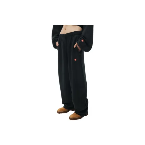 Alexander Wang SS24 Вязаные Спортивные Штаны Женские Черные