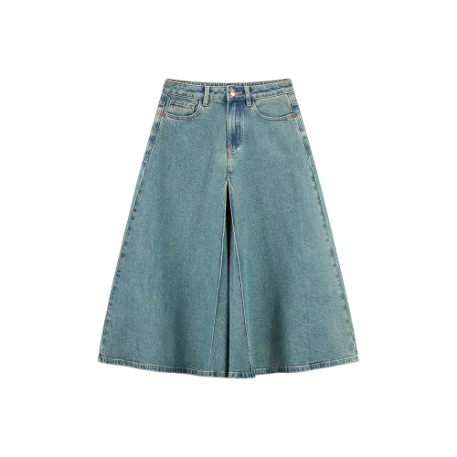 PEACEBIRD Деним Длинный Юбка Женские