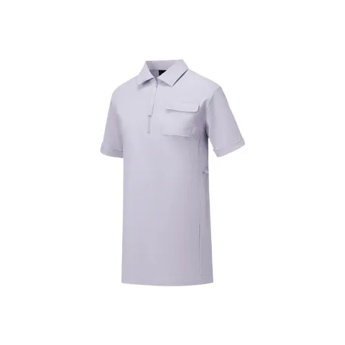 Skechers Короткий рукав Платье Женское Valley Фиолетовый