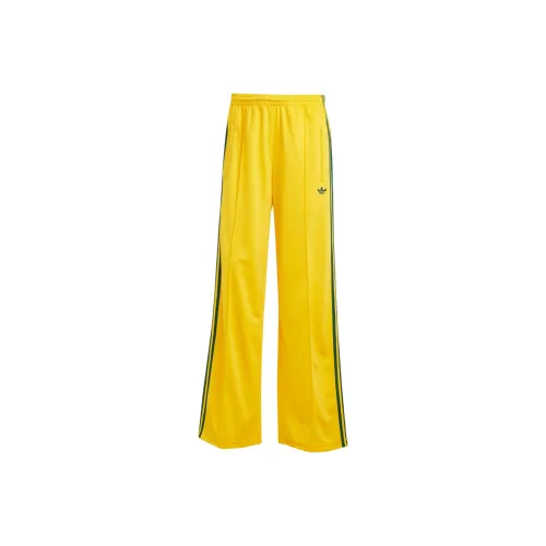 Adidas Originals Вязаные Спортивные Штаны Женские Желтые