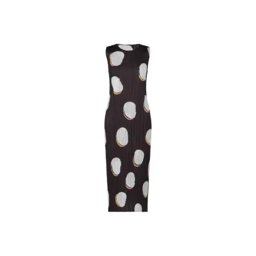 PLEATS PLEASE ISSEY MIYAKE Без рукавов Платье Женское Черное