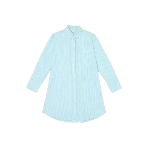 CLUB MONACO Длинное платье с длинными рукавами женское синее