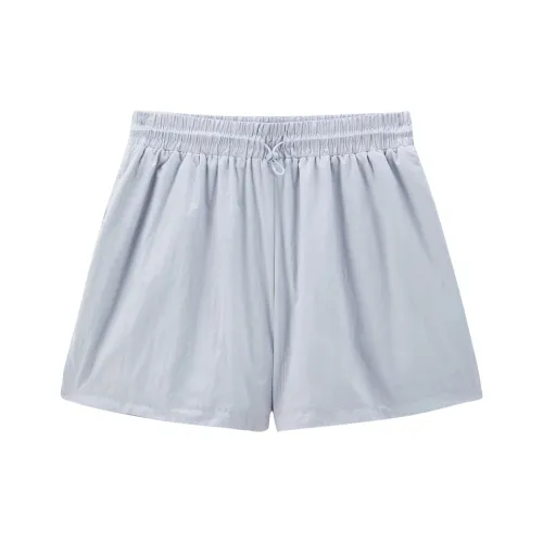 LEDIN Повседневные шорты женские цвет аква-синий