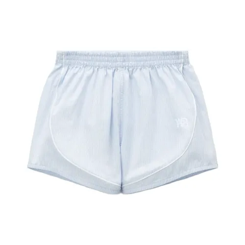 Alexander Wang FW24 Повседневные шорты Женские Светло-синие
